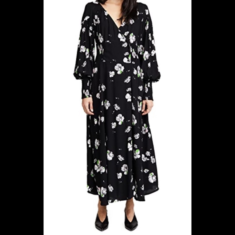 Free People faux wrap maxi dress - Picture 2 of 10